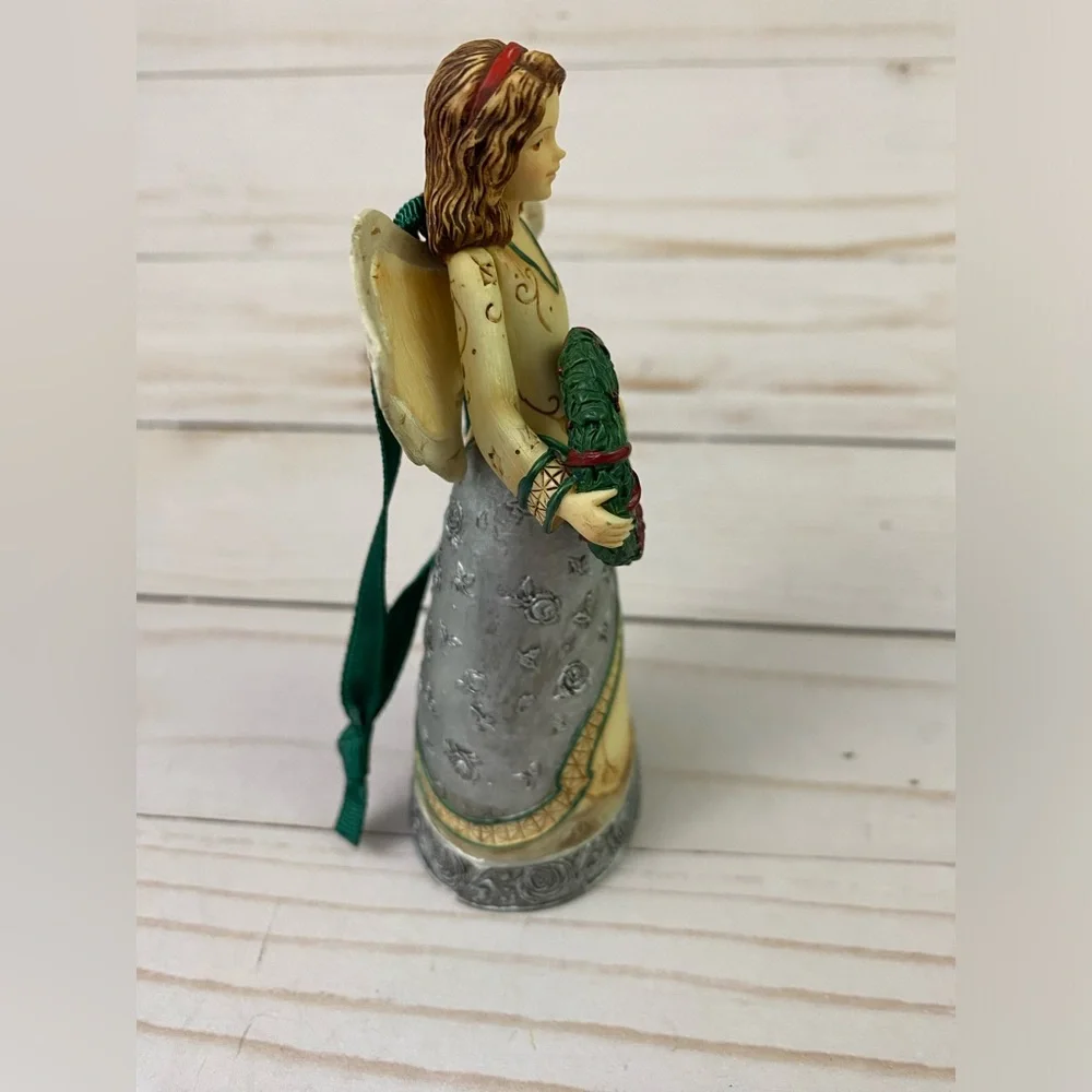 Pavilion Elements Angel Figurine Ornament 4.75” JOY 2007 Barbara McDonald